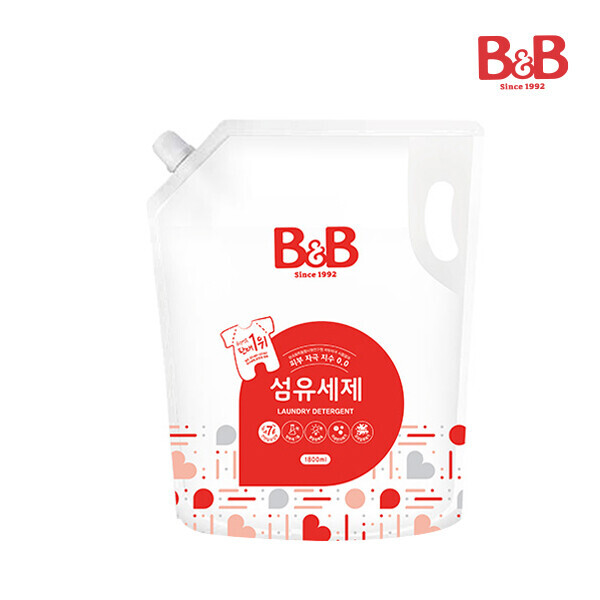 메디앙스 공식몰 아이맘,비앤비 섬유세제 1800ml (캡리필)