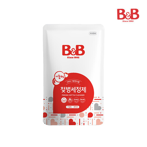 메디앙스 공식몰 아이맘,비앤비 젖병세정제 (거품) 400ml (리필)