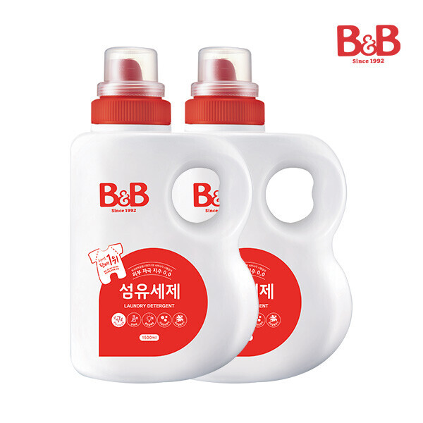 메디앙스 공식몰 아이맘,비앤비 섬유세제 1500ml(용기)X2개입