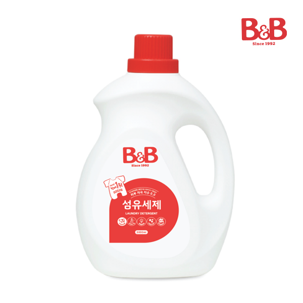 메디앙스 공식몰 아이맘,[공식몰단독] 비앤비 섬유세제 3000ml 용기 대용량 3L