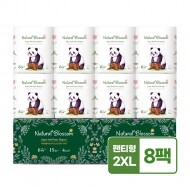 네추럴블라썸 비건기저귀 팬티 6단계(2XL) 20매x8팩 /슈퍼 소프트 밤기저귀