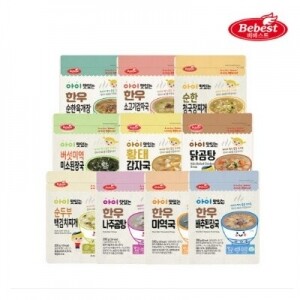베베스트 아이 맛있는 국 10종 1박스 이유식 아이반찬 아이국 유아식