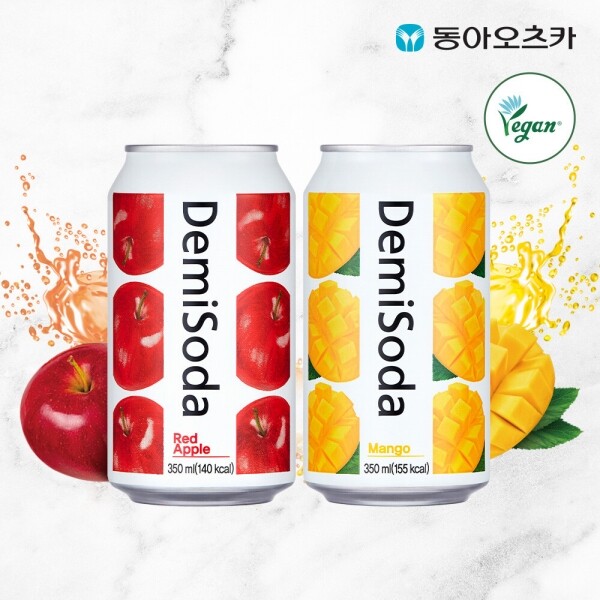 메디앙스 공식몰 아이맘,[동아오츠카]데미소다 350ml CAN 2종 1박스(총24입)